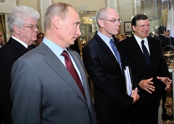 Vladimir Putin, Herman Van Rompuy i José Manuel Barroso (Foto: Europska komisija)
