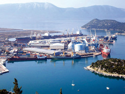 INTERESTS OF A LARGE EXPORTER The goods terminals at the Ports of Rijeka and Ploce (above) are interesting investments to the Chinese as this would allow them to move their exported goods into Europe