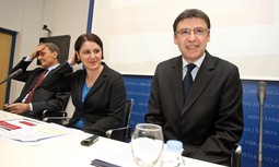 Željko Jovanović s Petrom Skansijem (lijevo). Photo: Igor Kralj/PIXSELL