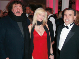 CHRISTOPHE MASSONI, direktor Cartier Švicarska, s Čedom Komljenovićem i glumicom u usponu Audrey Tritto