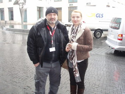 Brat i sestra Dejan i Tanja Aćimović u kišnom Berlinu promoviraju svoj film