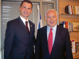 BENJAMIN NETANYAHU novi mandatar izraelske vlade i hrvatski
ministar Dragan Primorac prijatelji su već dugi niz godina