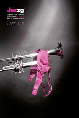 DIZAJN PLAKATA za Jazzarellu, festival ženskog jazza, u Zagrebu 