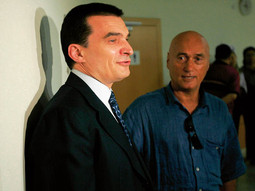 LADIMIR ZAGOREC sa svojim odvjetnikom Hodakom, koji pokušava klijenta obraniti medijskim istupima