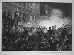 Najpoznatija i najreproduciranija slika nereda na trgu Haymarket netočno prikazuje početak kaosa i trenutak kad je bomba bačena