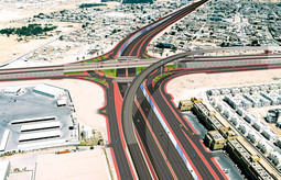 BIZNIS U KATARU Na ulazu u Dohu, glavni grad Katara, Konstruktor gradi četveroetažno čvorište vrijedno 200  milijuna dolara