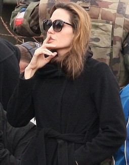 Angelina Jolie na setu u Budimpešti