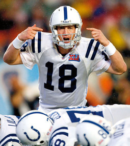 PEYTON MANNING, najvredniji igrač Super Bowla, quarterback Indianapolis Coltsa, najzaslužniji za pobjedu