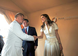 SUSRET NA VRHU Predsjednik Mesić s kraljem Abdullahom II. i kraljicom Ranijom