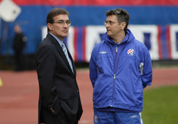 Branko Ivanković i Rajko Magić dok su vodili Dinamo