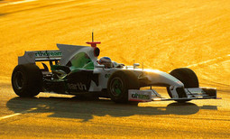 Jenson Button u hondinom bolidu