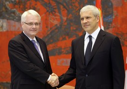 Ivo Josipović i Boris Tadić (Reuters)