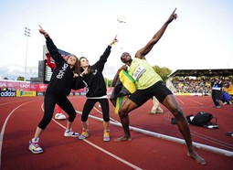 ČEKA SE REKORDER Usain Bolt, svjetski prvak na 100 metara, možda će
nagodinu doći u Zagreb