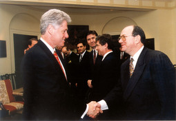 GRANIĆ S BILLOM CLINTONOM, bivšim predsjednikom SAD-a, s kojim se susretao kao ministar vanjskih poslova