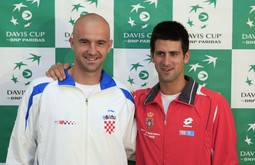 Ivan Ljubičić i Novak Đoković (Foto: Reuters)