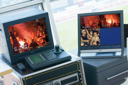 Policijski sustav  na maksimirskom stadionu sastoji se od četiri fiksne videokamere i kompjutora koji omogućava zumiranje slike