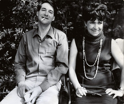 IRENA VRKLJAN 1967. s njemačkim piscem Bennom Meyerom-Wehlekom u Zapadnom Berlinu gdje je studirala