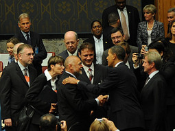 MESIĆ JE RAZGOVARAO s predsjednikom SAD-a Barackom Obamom u društvu ministra Gordana Jandrokovića