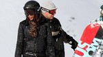 Foto: Naomi Campbell i Vladimir Doronin na skijanju u Švicarskoj
