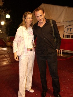 SA SUPRUGOM SABINOM na filmskom festivalu u Sarajevu 2005.