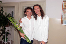 Rene Medvešek i Mojmir Novaković nakon premijere u Dubrovniku