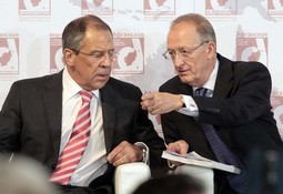 S RUSKIM MINISTROM
vanjskih poslova
Sergejem Lavrovom
na međunarodnom
forumu u Moskvi