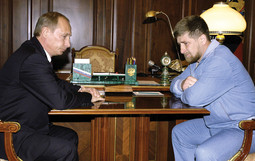 Ramzan Kadirov i ruski premijer Vladimir Putin u Kremlju