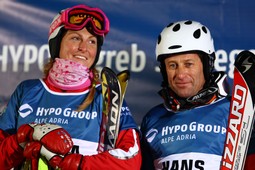 Janica Kostelić i Hans Enn (foto: Igor Šoban)