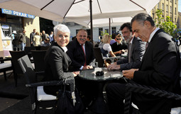 JADRANKA KOSOR On Monday morning she sat down for coffee with Finance Minister Ivan Suker, Education Minister Radovan Fuchs and Croatian Telekom CEO Ivica Mudrinic