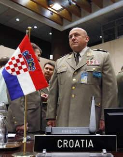 SAVED BY NATO ACCESSION Josip Lucic was expected to step down from his duties last year, when his five-year term wound up, but was held over at the post as Croatia joined NATO at the time
