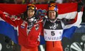 Dalibor Šamšal, osvojio je svoje prve bodove u utrkama slaloma Svjetskog kupa, u zagrljaju s Ivicom Kostelićem