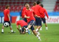 Hrvatska reprezentacija održala je poslijepodnevni trening u Klagenfurtu, uoči sutrašnjeg sraza s Njiemcima; Foto: Igor Šoban