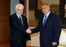 Ivo Josipović i Bojko Borisov (Foto: Ured Predsjednika RH)