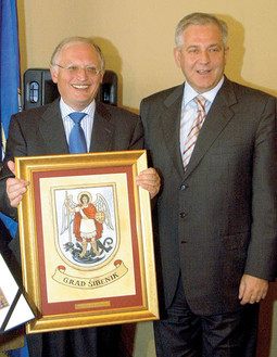Günter Verheugen and Ivo Sanader