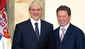 NAFTNA KOALICIJA Predsjednik Srbije Boris Tadić s prvim čovjekom ruske državne naftne kompanije Gazprom Aleksejem Millerom