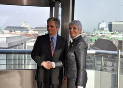Predsjednica hrvatske vlade Jadranka Kosor i austrijski kancelar Werner Faymann (Foto;: vlada.hr)
