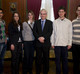 Predsjednik RH Ivo Josipović s prijašnjim dobitnicima Top stipendije 