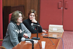 Autorice emisije Peščanik Svetlana Lukić i Svetlana Vuković; Foto: www.npaid.org