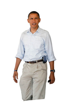 Obama se odvaja od svog BlackBerryja, a nosi ga u kožnatoj futroli koja je zakvačena za pojas hlača