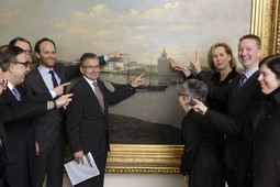 Predstavnici Helsinkija s predstavnicima Guggenheimovog muzeja