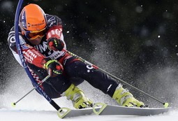 Ivica Kostelić, najbolji hrvatski skijaš, drugim je mjestom u veleslalomu ostvario najbolji rezultat sezone