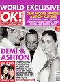 Magazin OK u rujnu 2005. platio je tri milijuna dolara za fotografije vjenčanja Demi Moore i Ashtona Kutchera