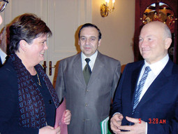 JURIJ LUŽKOV, moskovski gradonačelnik (desno), blizak je prijatelj Vlaste Pavić koji je jako simpatizira