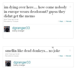 Dva tweeta koja je Granger veoma brzo obrisao