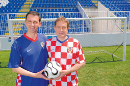 MINISTRI Dragan Primorac i Božidar Kalmeta veliki su ljubitelji nogometa i navijači hrvatske reprezentacije kojoj prognoziraju uspjeh na Euru