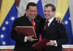 Hugo Chavez i Dmitrij Medvedev