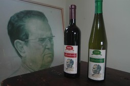 U KUMROVCU se prodaje crno i bijelo vino koje na boci ima sliku Tita a na etiketi piše da je proizvedeno od grožđa iz vinograda čiji je vlasnik bio Tito