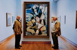 S PRIJATELJEM DR. ĐUROM PALAJIĆEM na Picassovoj izložbi u Muzeju moderne umjetnosti u Montrealu