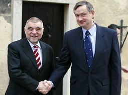 Stjepan Mesić i Danilo Tuerk