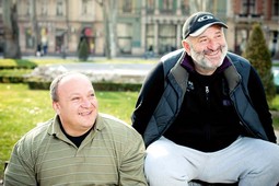 Sportaš Darko Kralj (lijevo) s redateljem Dejanom Aćimovićem: 'Mogao je snimati što je i koliko htio i jedino je moja supruga morala zbog njega kuhati više'